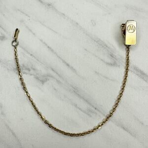 Vintage Motorola Pager Clip Chain 90s Y2K Gold Tone Retro ✨